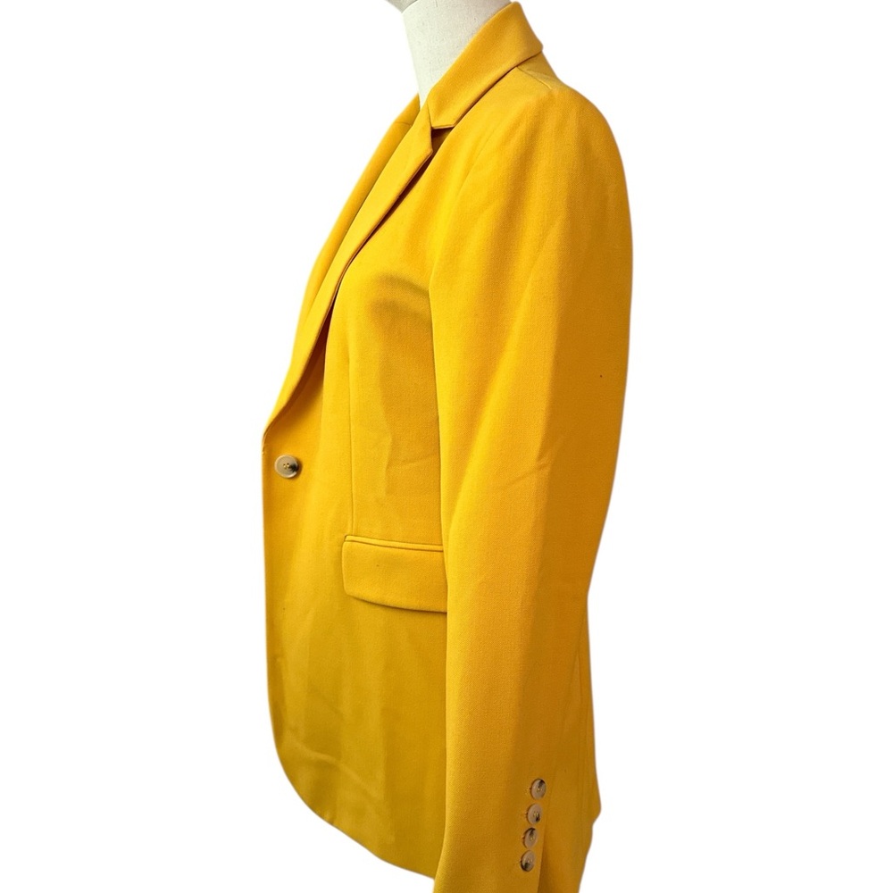 Zara Women's Mustard Blazer - Picture 3 of 5